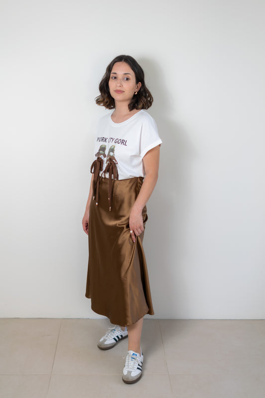 Saia caramelo Chic